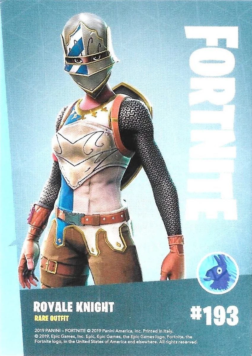 Royale Knight #193 Unreleased Prototype — Series 1 Italy Print prototype card back