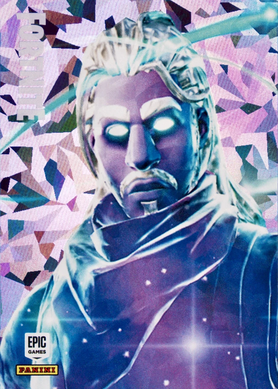 Galaxy Panini Fortnite trading card front