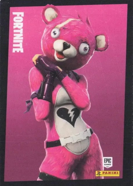 Cuddle Team Leader Panini Fortnite trading card front