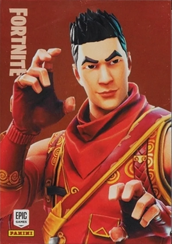 Crimson Scout Panini Fortnite trading card front