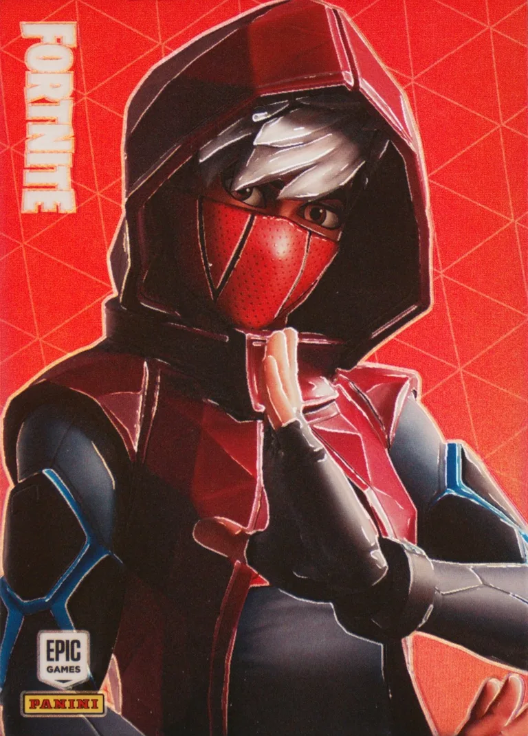 Facet Panini Fortnite trading card front