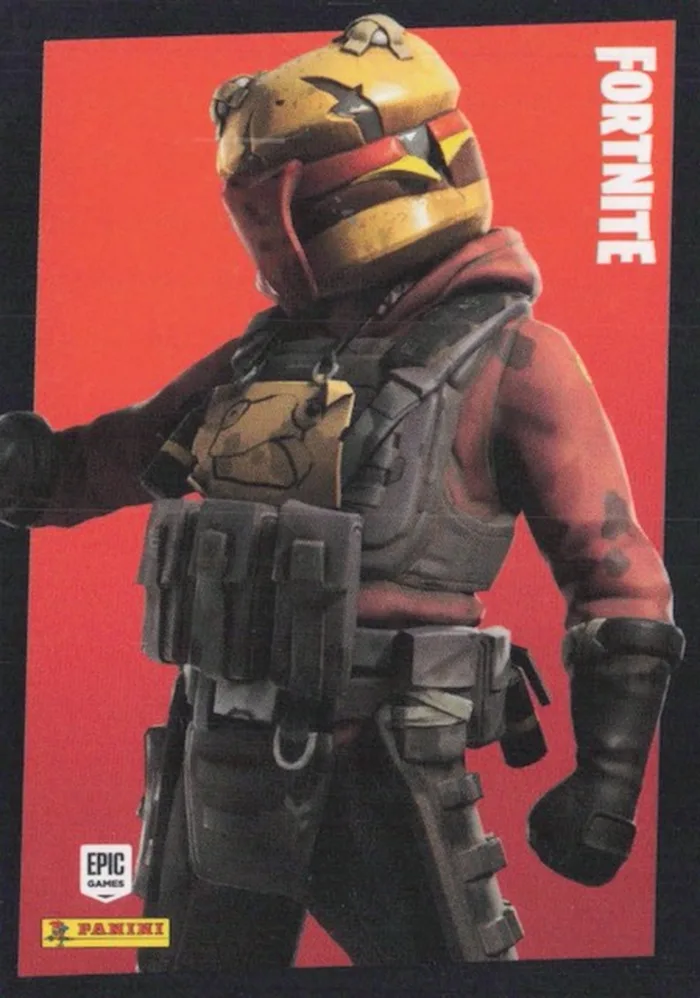 Gutbomb Panini Fortnite trading card front
