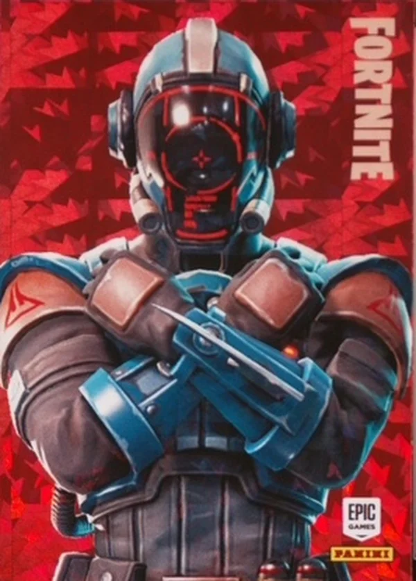 The Visitor Panini Fortnite trading card front