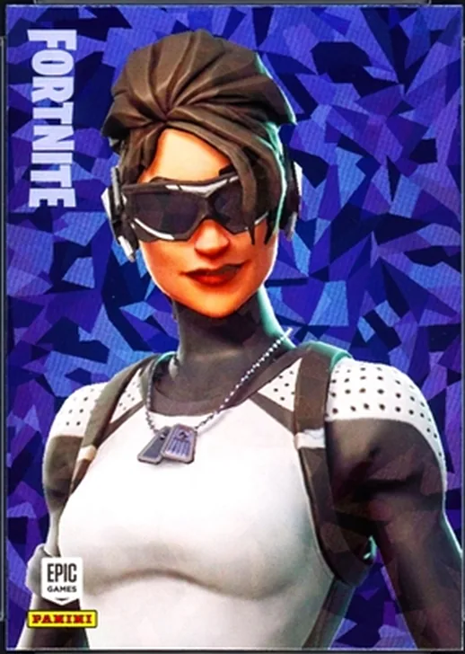 2019 Panini Fortnite Series 1 Arctic Assassin USA Crystal Shard card