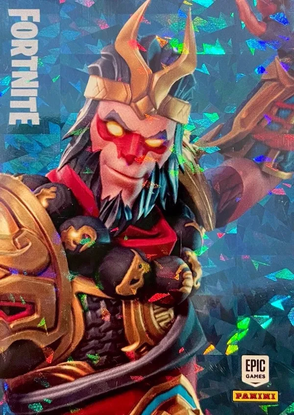 Wukong Panini Fortnite trading card front