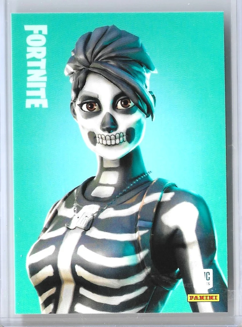 Enlarged transparent Epic Games logo on the Skull Ranger #196 Unreleased Prototype — Series 1 Italy Print