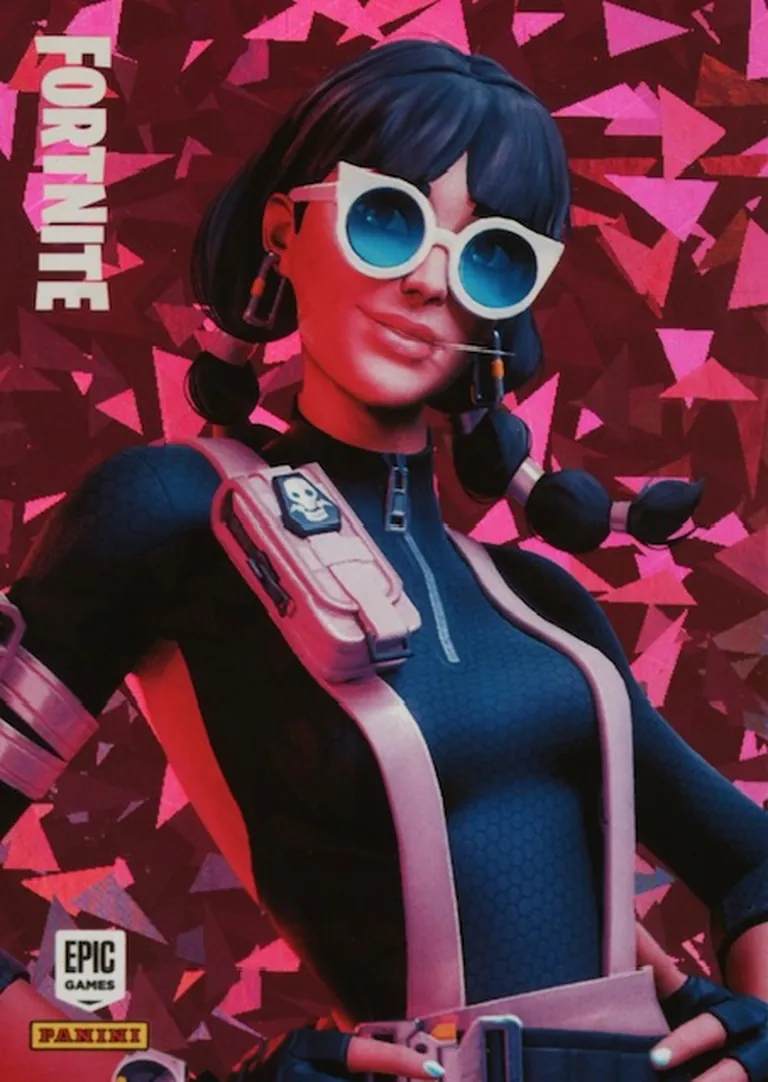 Chic Panini Fortnite trading card front
