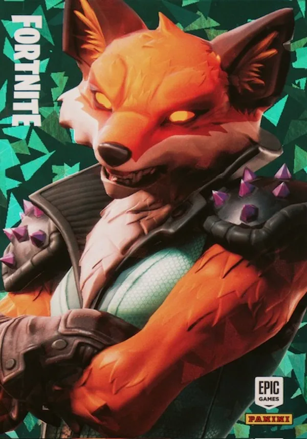 Fennix Panini Fortnite trading card front