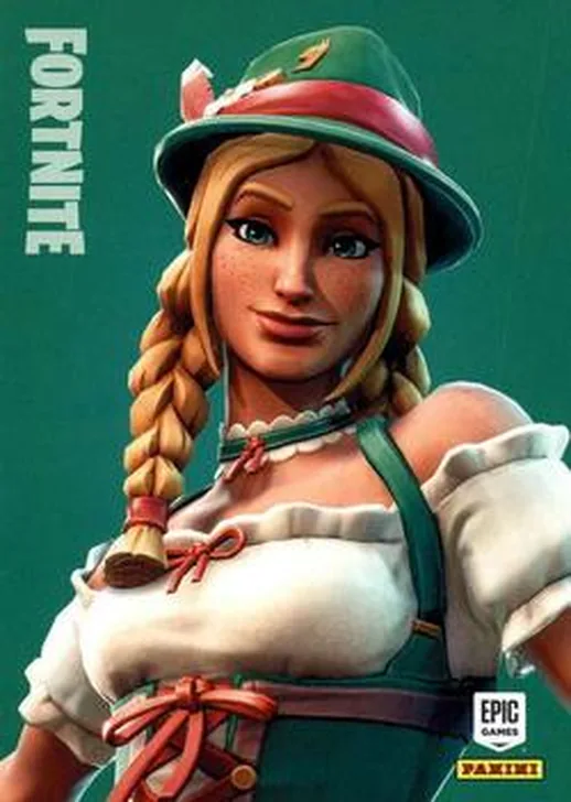 Heidi Panini Fortnite trading card