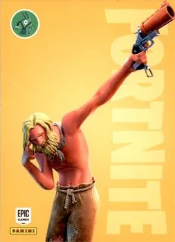 Castaway Jonesy Panini Fortnite trading card front