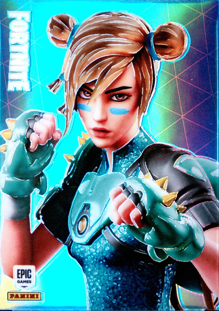 Moxie Panini Fortnite trading card front