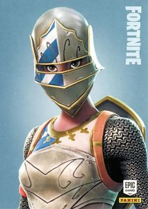Royale Knight Panini Fortnite trading card