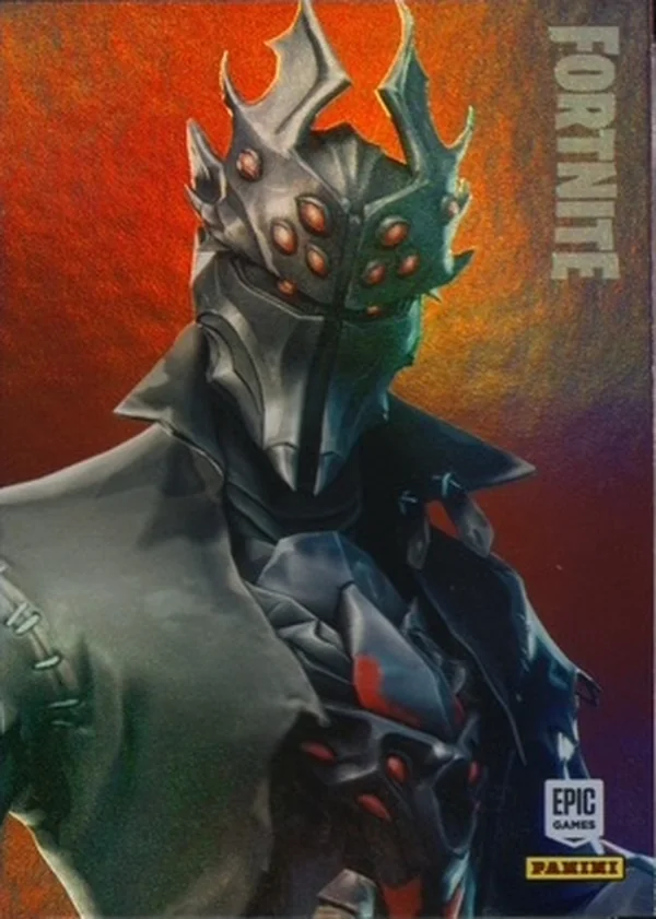 Spider Knight Panini Fortnite trading card front