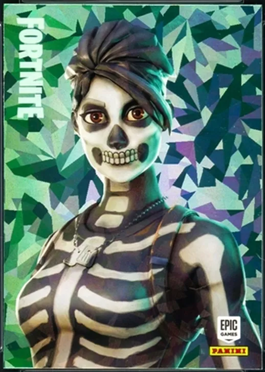 2019 Panini Fortnite Series 1 Skull Ranger USA Crystal Shard card