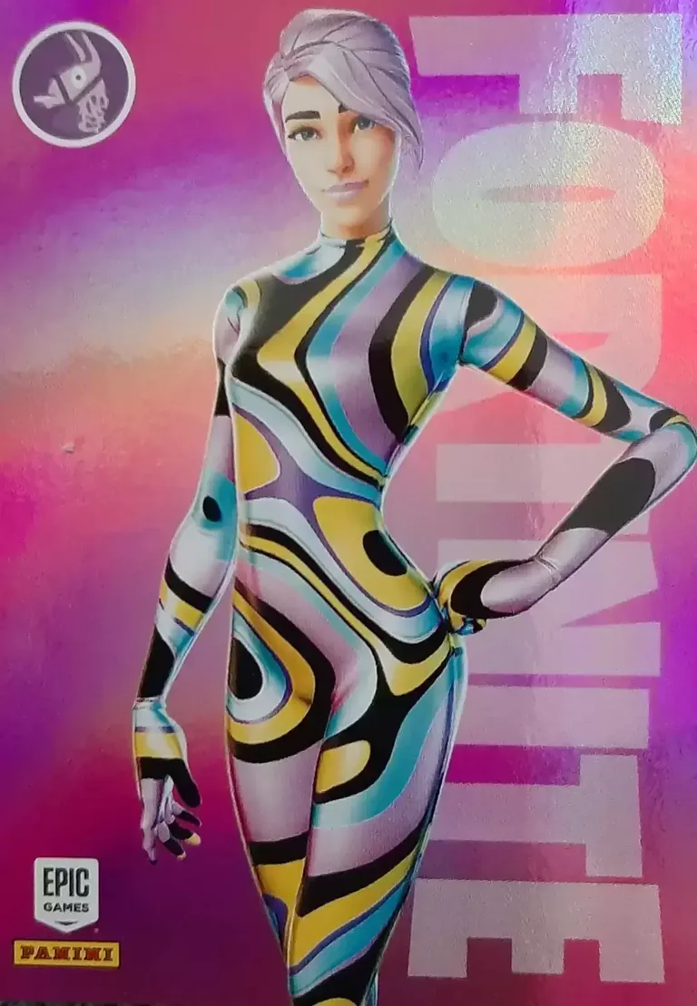 Nightlife Panini Fortnite trading card front