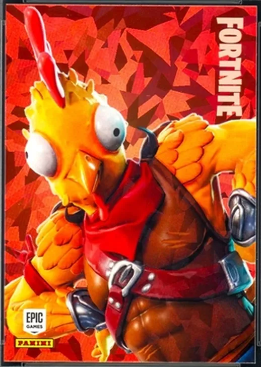 Tender Defender Panini Fortnite trading card front