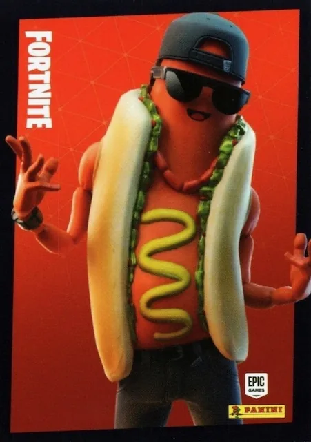 The Brat Panini Fortnite trading card front