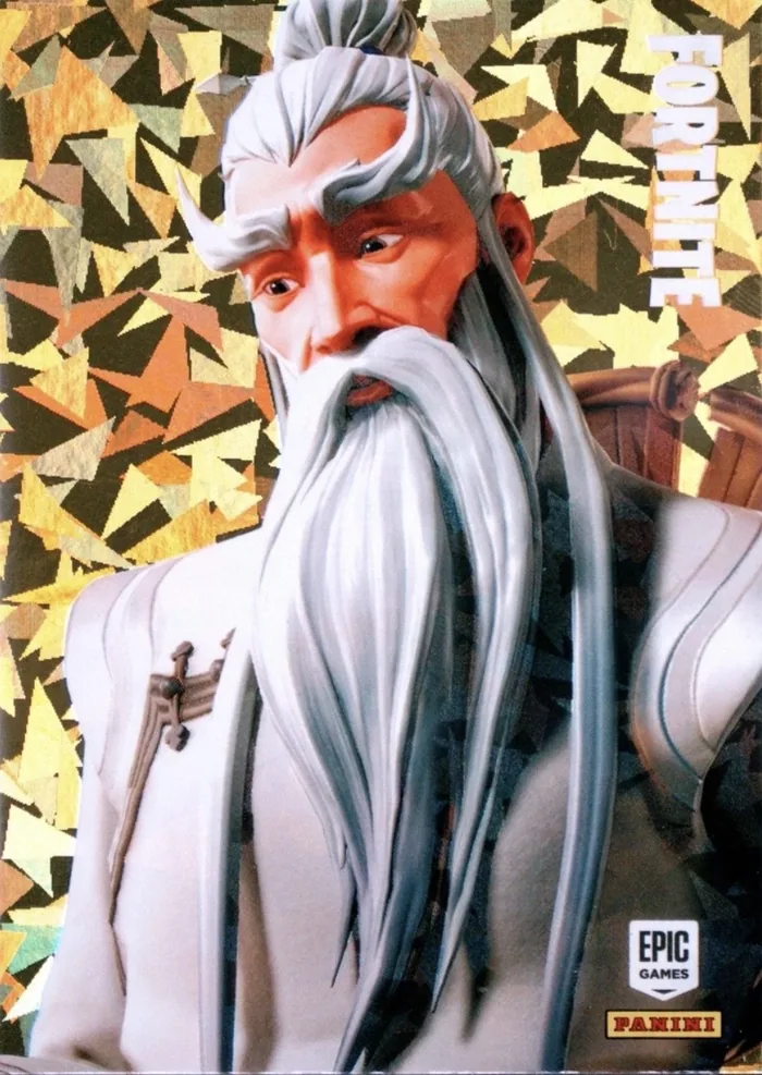 Shifu Panini Fortnite trading card front
