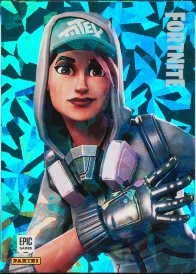 Teknique Panini Fortnite trading card front