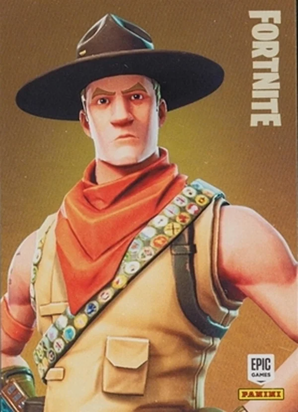 Sash Sargeant Panini Fortnite trading card front