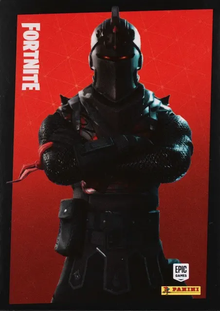 Black Knight Panini Fortnite trading card front