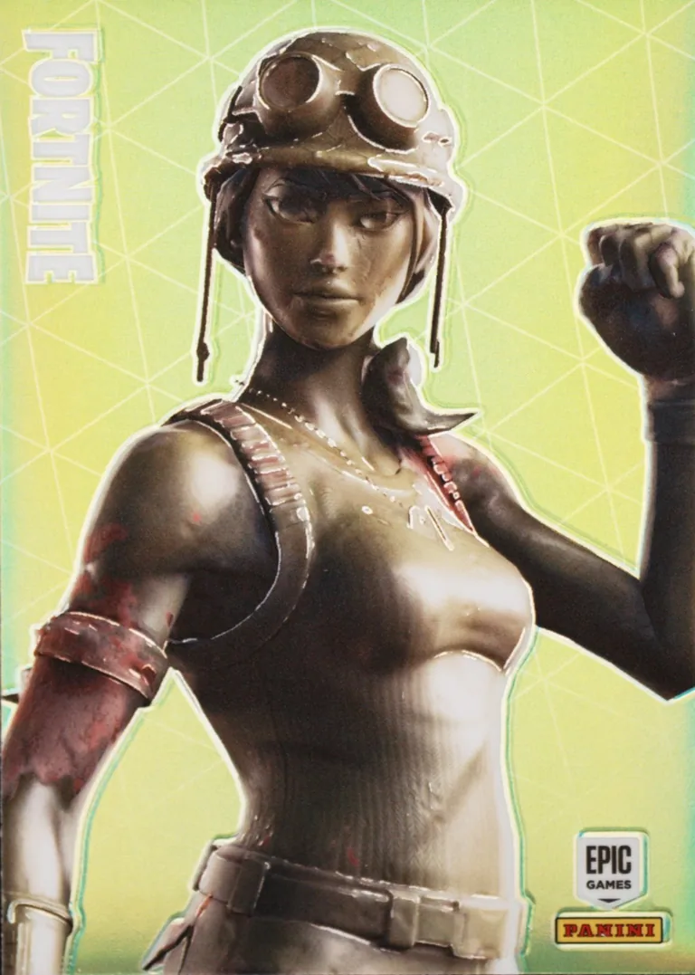 Toy Trooper Panini Fortnite trading card front