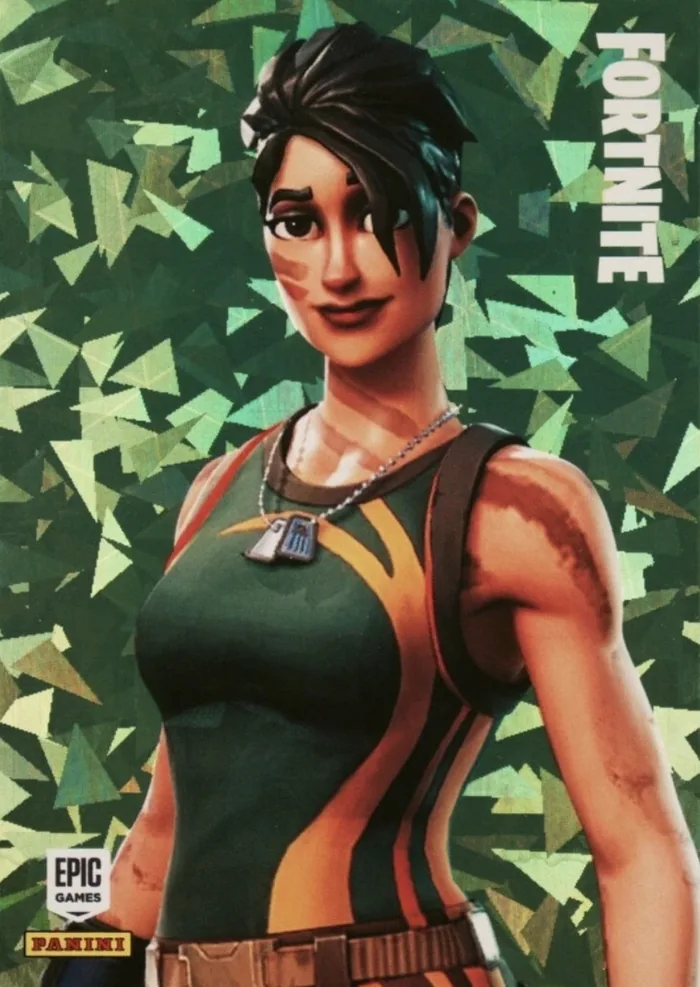 Jungle Scout Panini Fortnite trading card front