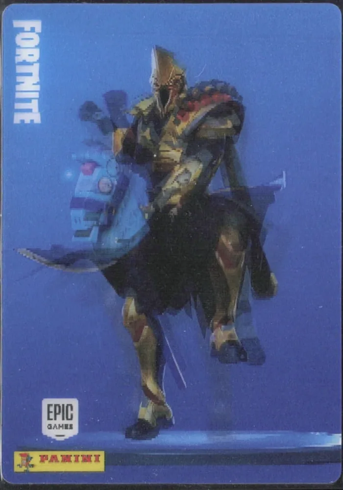 Pony Up Panini Fortnite trading card front