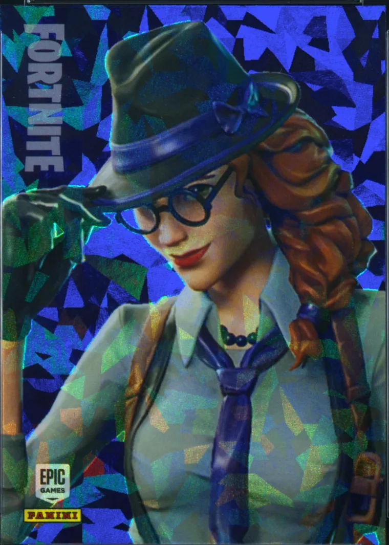 Gumshoe Panini Fortnite trading card front