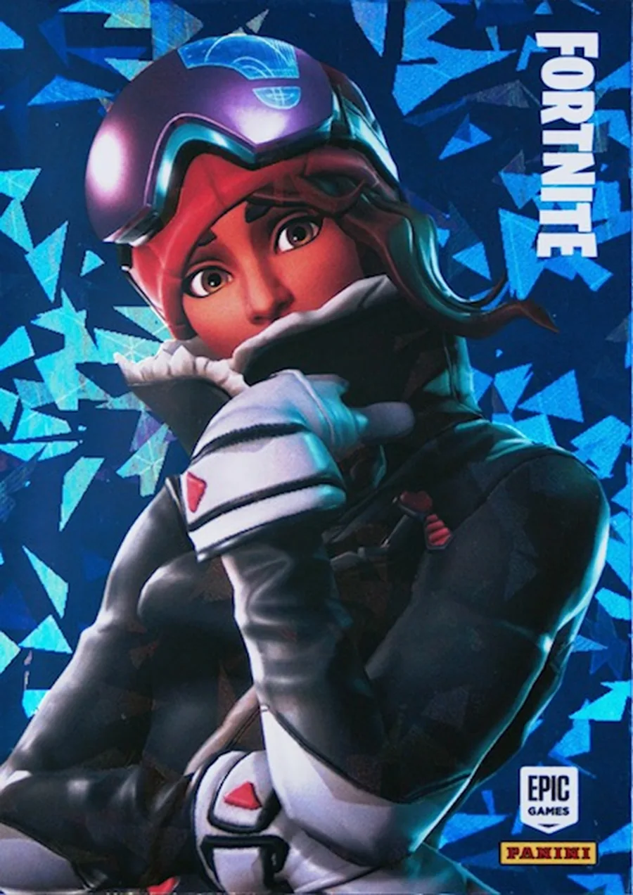 Powder Panini Fortnite trading card front