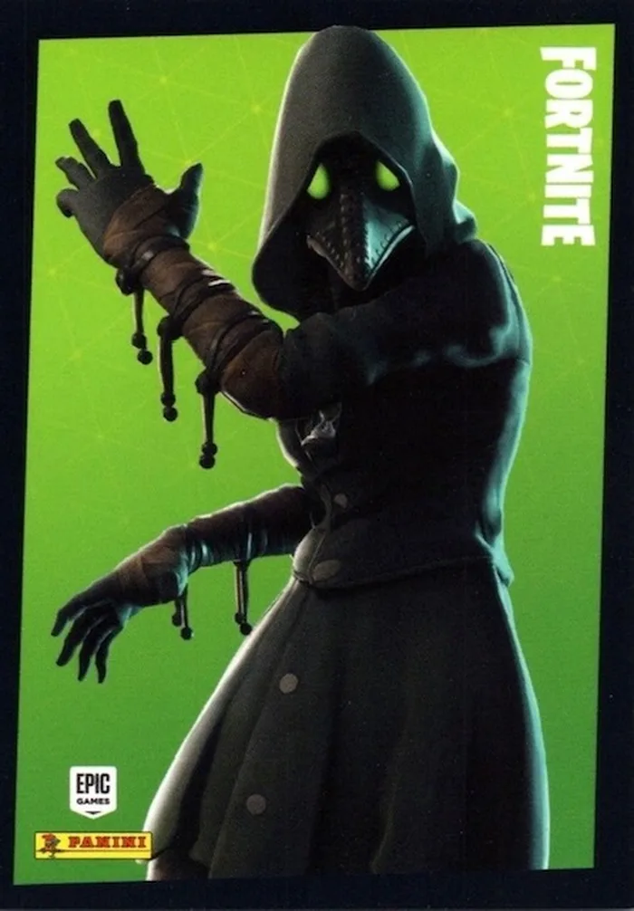 Scourge Panini Fortnite trading card front