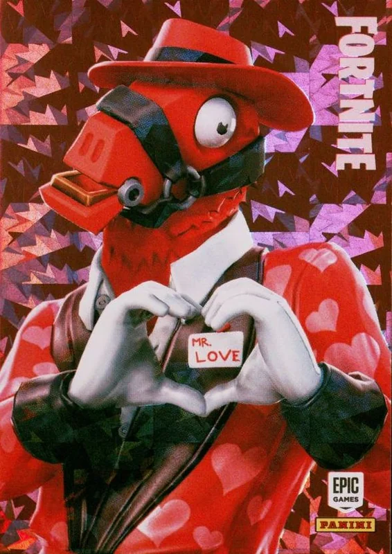 Heartbreaker Panini Fortnite trading card front