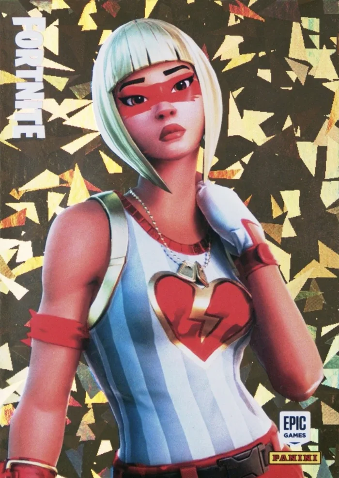 Crusher Panini Fortnite trading card front