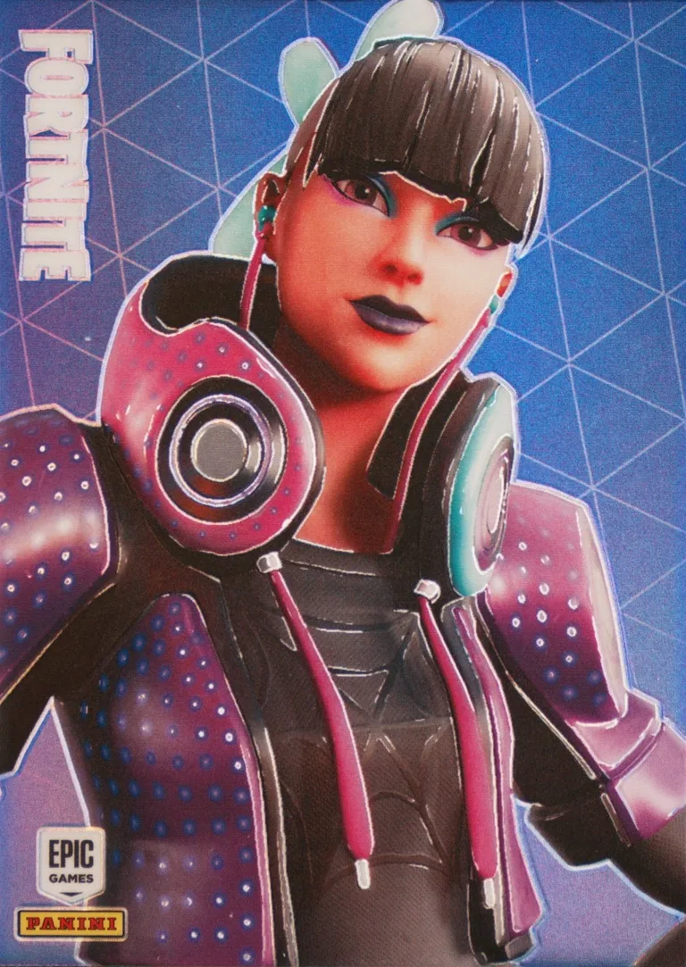 Freestyle Panini Fortnite trading card front