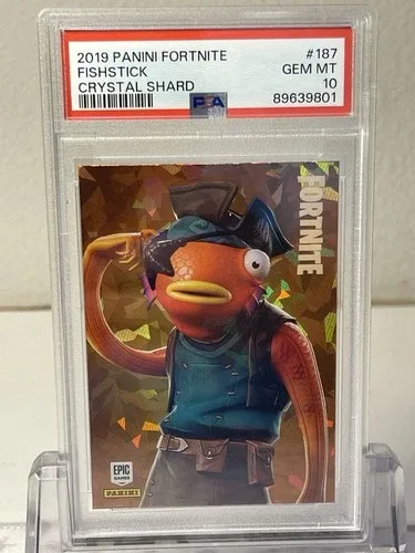 2019 Panini Fortnite Series 1 Crystal Shard #187 Fishstick — US Print PSA 10 sold on eBay