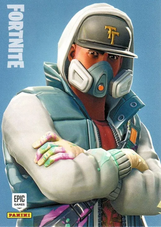 Abstrakt Panini Fortnite trading card
