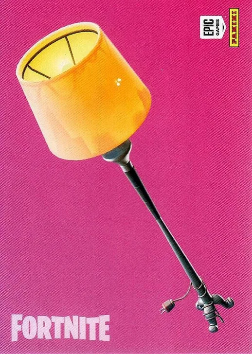 Lamp Panini Fortnite trading card