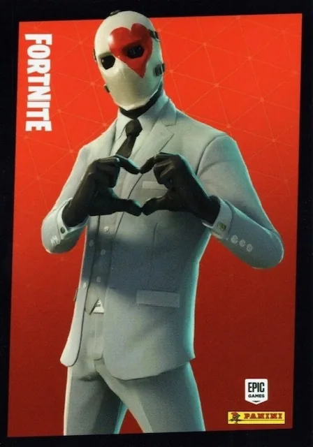 Wild Card (Hearts) Panini Fortnite trading card front
