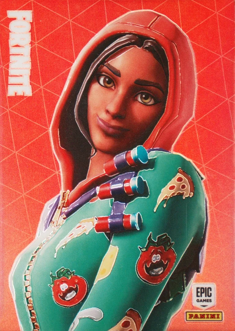 PJ Pepperoni Panini Fortnite trading card front