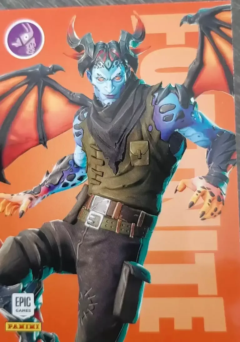 Malcore Panini Fortnite trading card front
