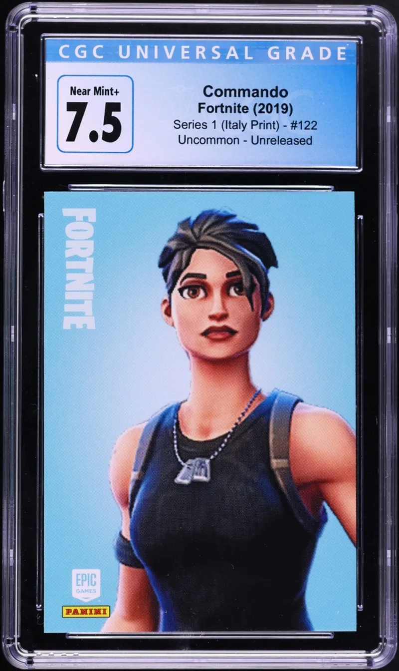 Commando #122 — Series 1 Italy Print (Unreleased) prototype card front