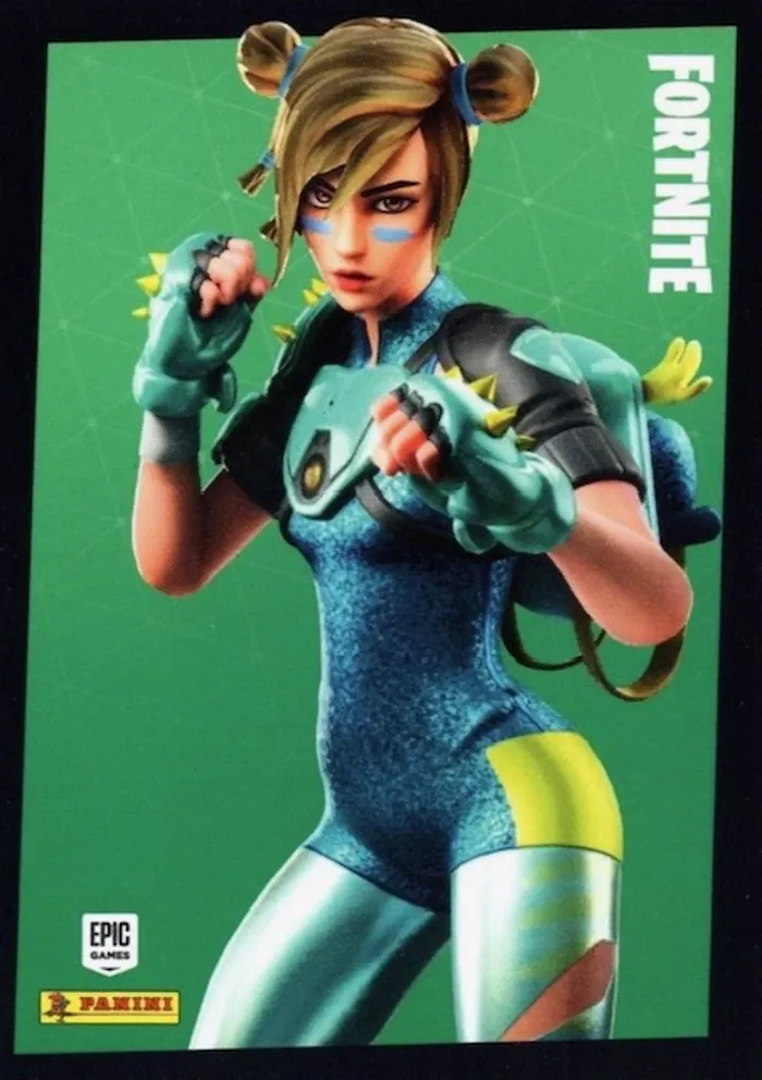Moxie Panini Fortnite trading card front