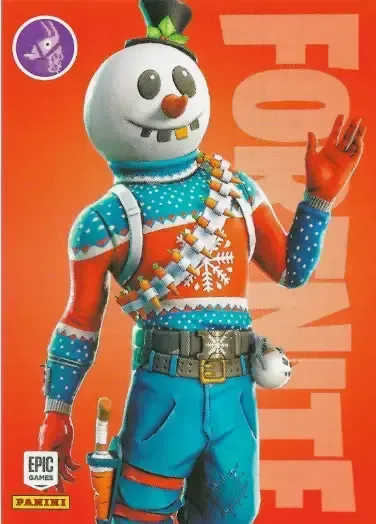 Slushy Soldier Panini Fortnite trading card front