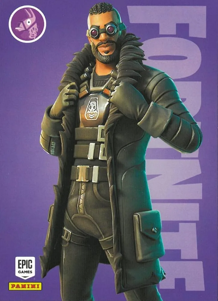 Renegade Shadow Panini Fortnite trading card front