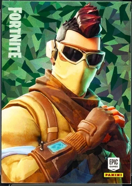 Armadillo Panini Fortnite trading card front