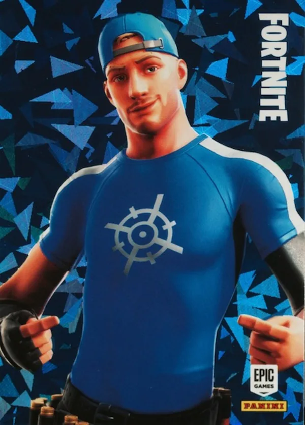 Branded Brawler Panini Fortnite trading card front