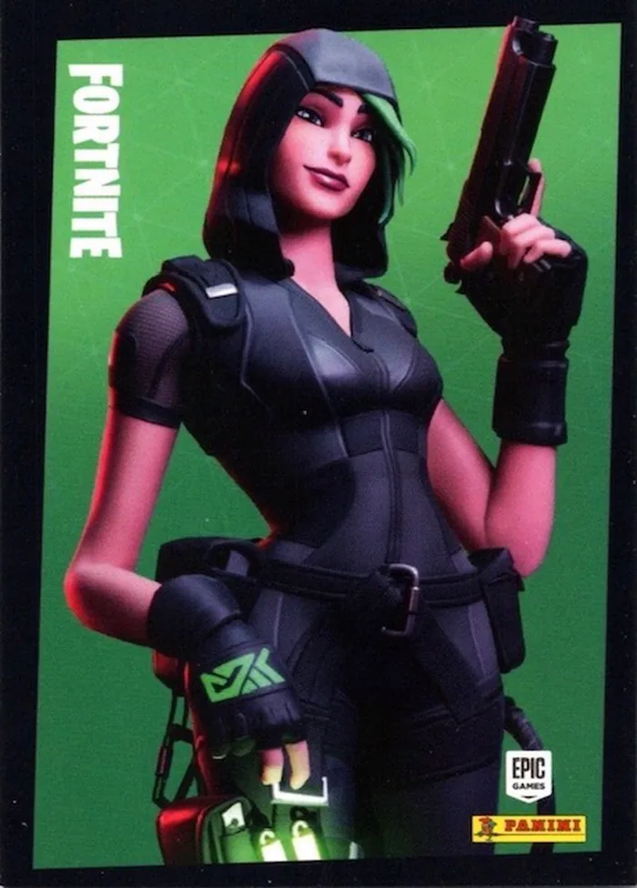 Hazard Panini Fortnite trading card front