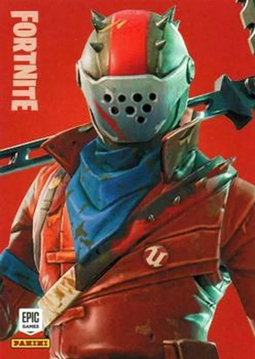 Rust Lord Panini Fortnite trading card