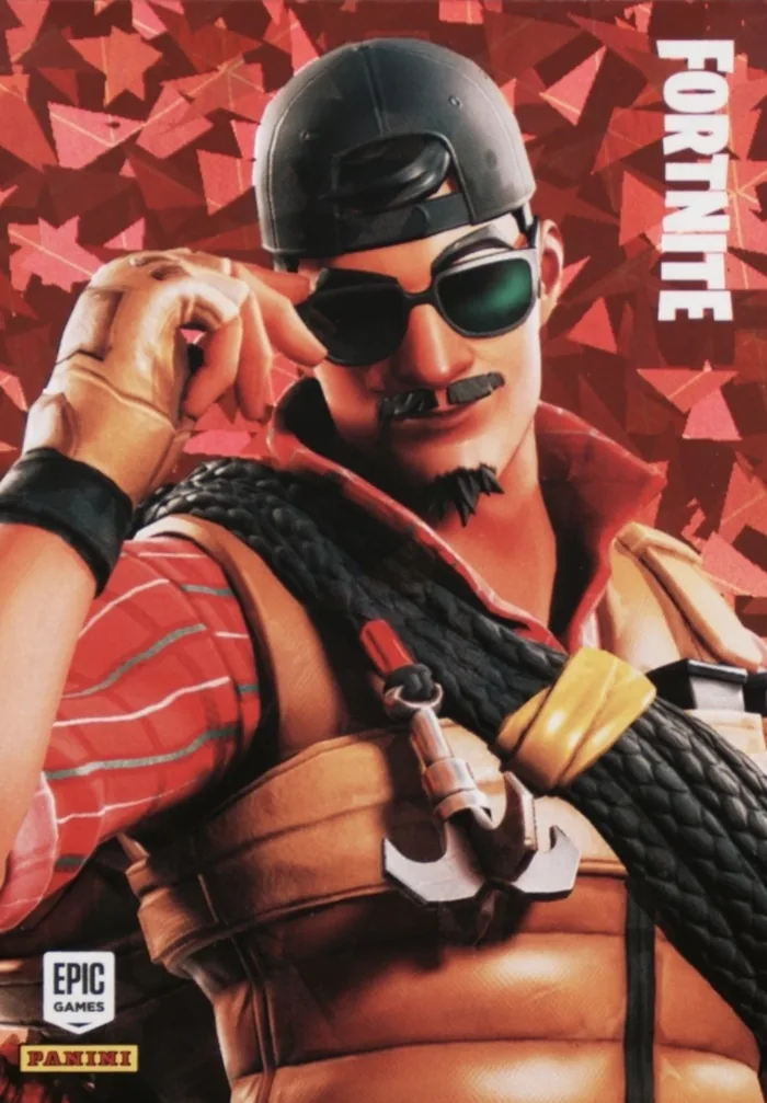 Wrangler Panini Fortnite trading card front