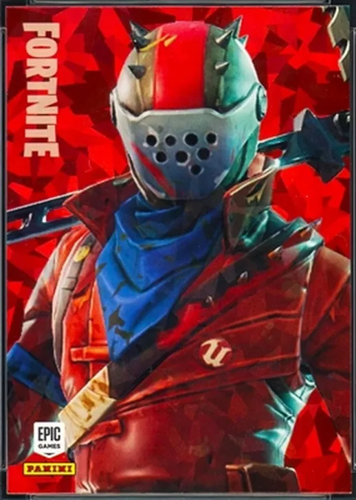 2019 Panini Fortnite Series 1 Rust Lord USA Crystal Shard card